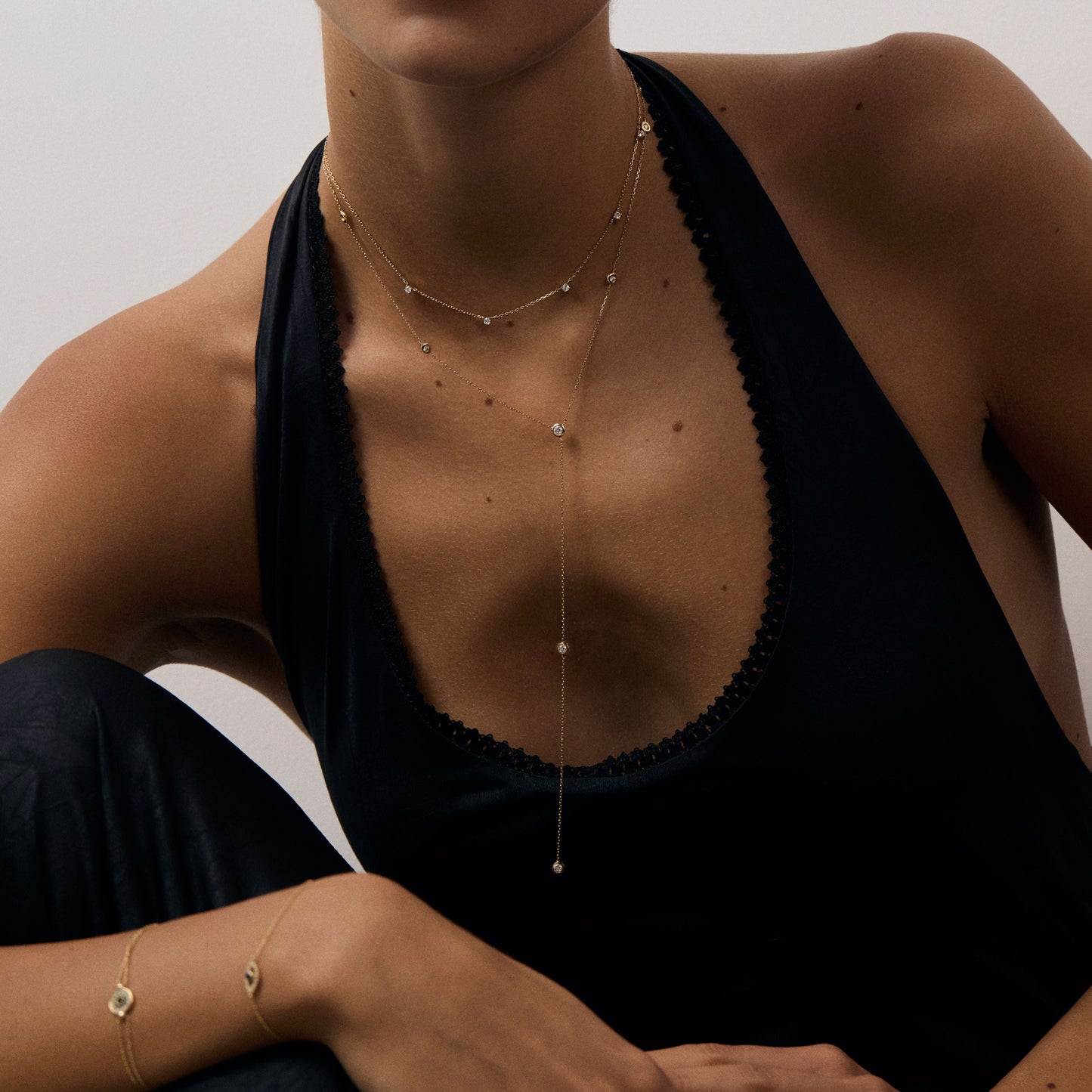 Diamond Lariat Necklace