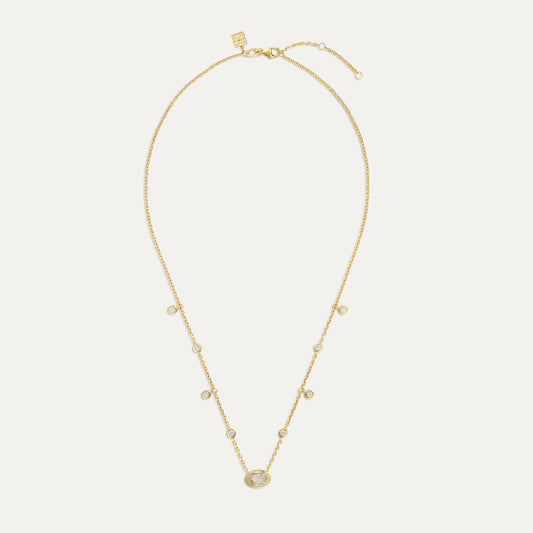 Rose Cut Diamond Necklace