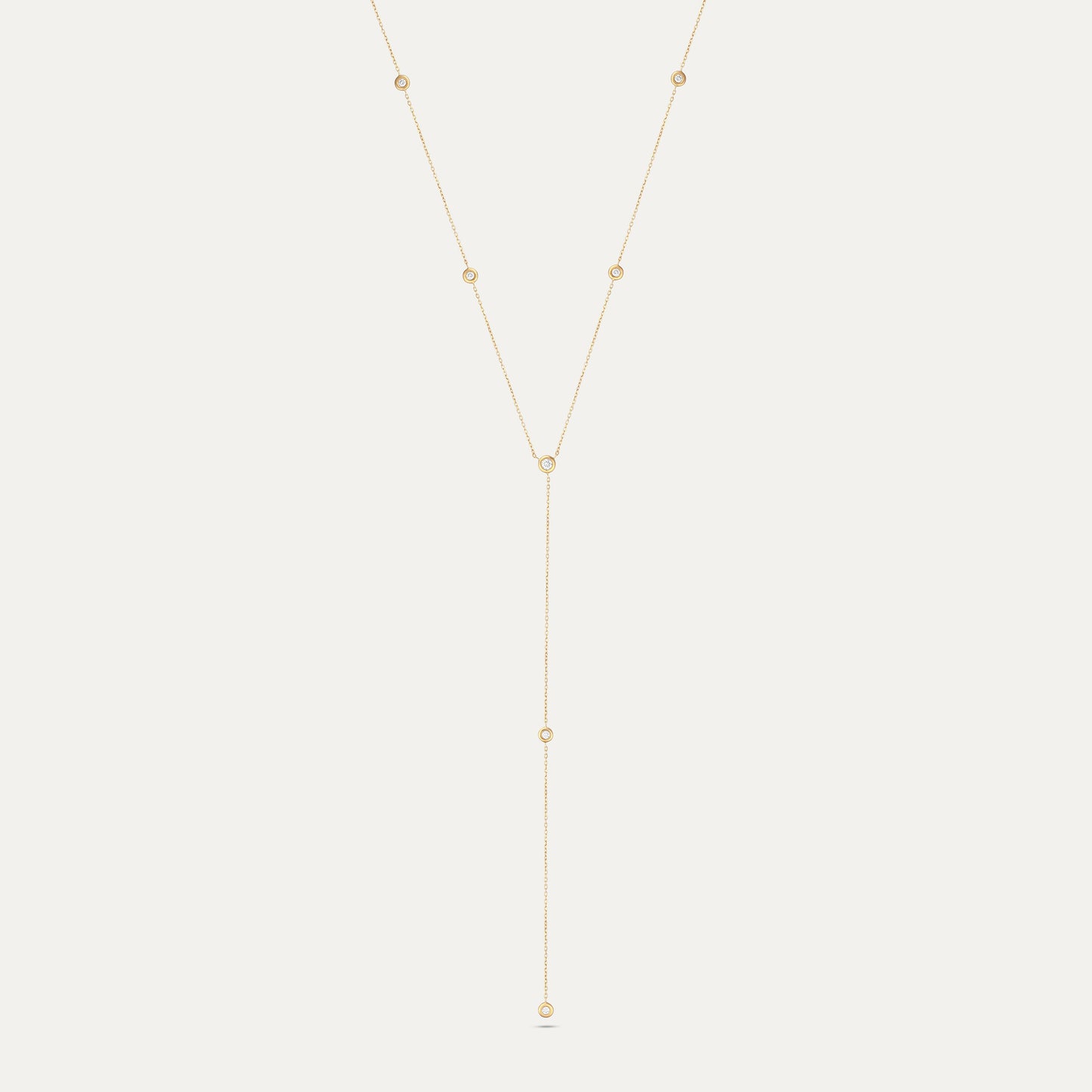 Diamond Lariat Necklace