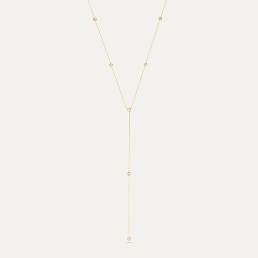 Diamond Lariat Necklace