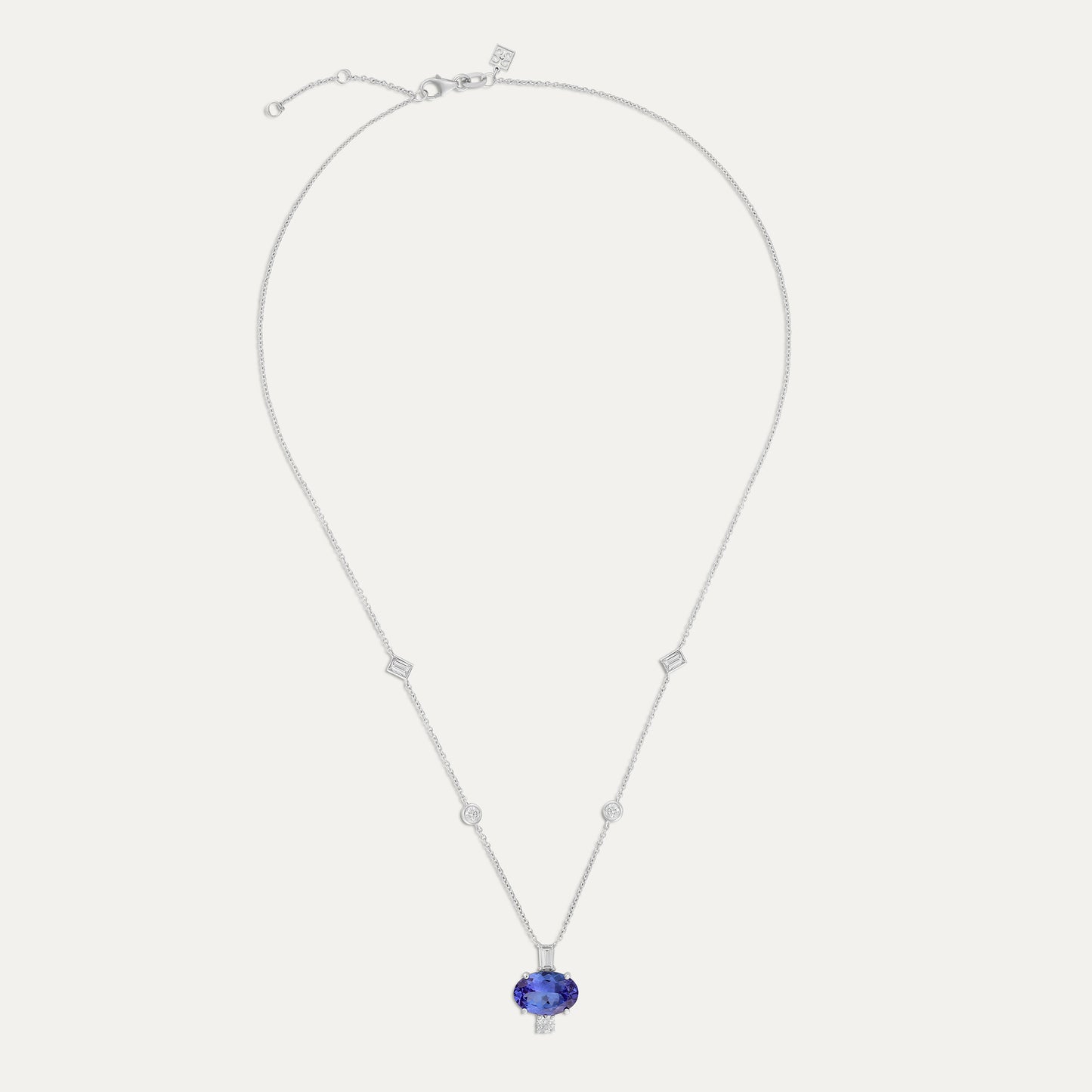 Tanzanite Diamond Necklace