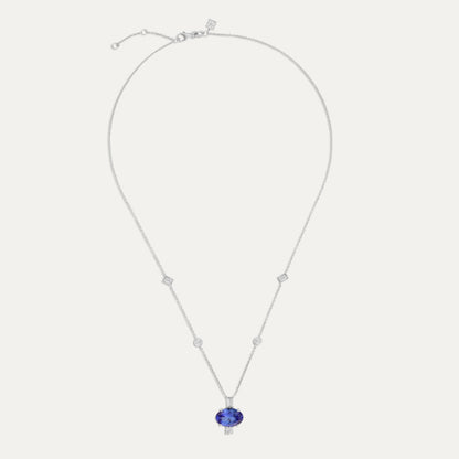 Tanzanite Diamond Necklace