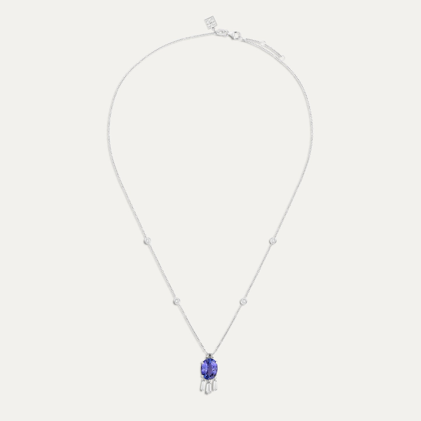 Tanzanite Tassel Necklace