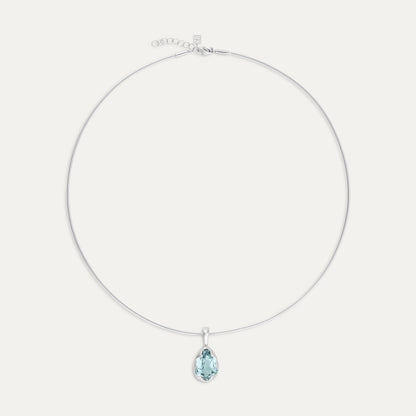 Blue Topaz Charm