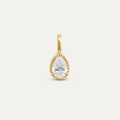 Diamond Milgrain Charm