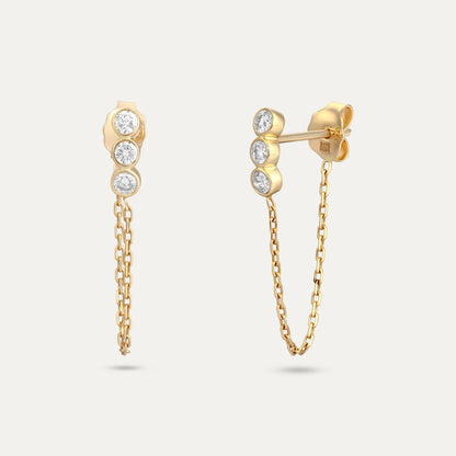 Trio Chain Earring