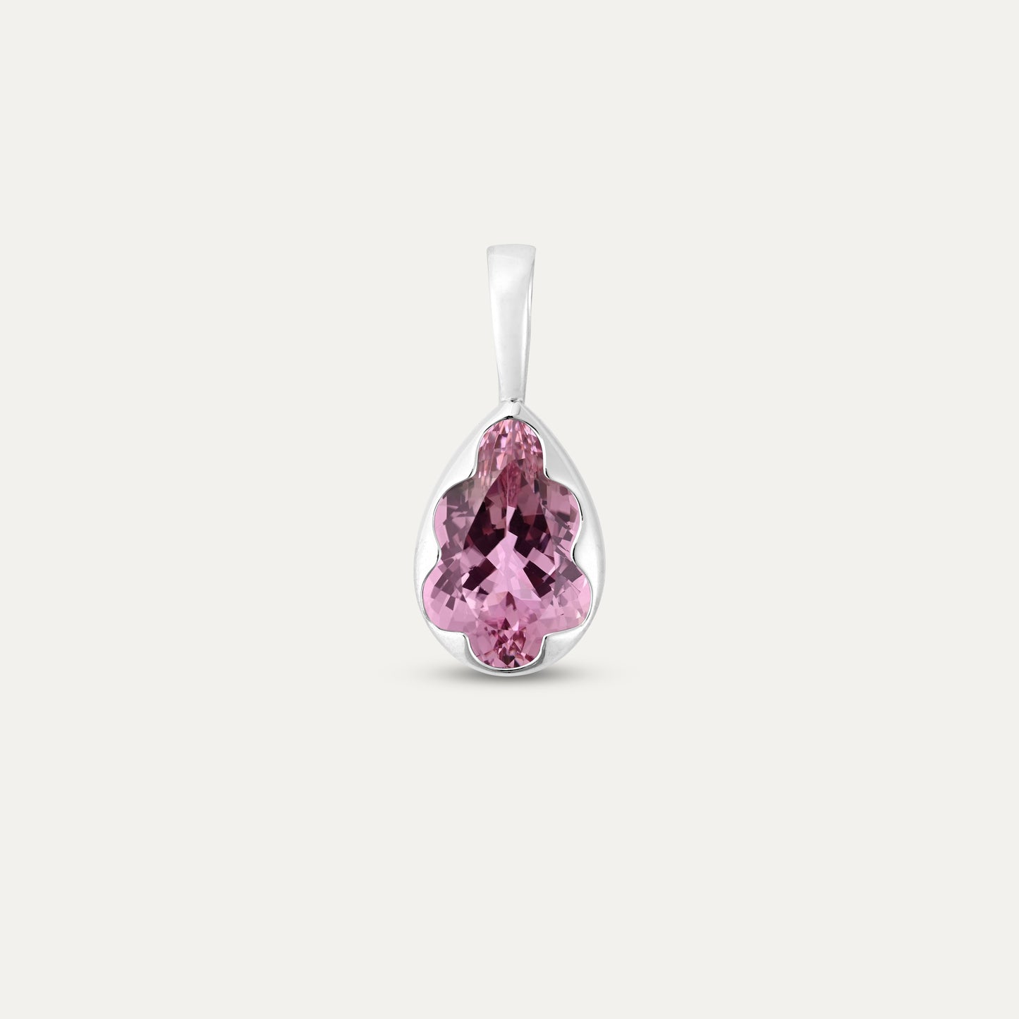 Pink Topaz Charm