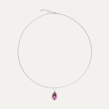 Pink Topaz Charm