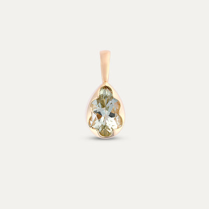 Green Amethyst Charm
