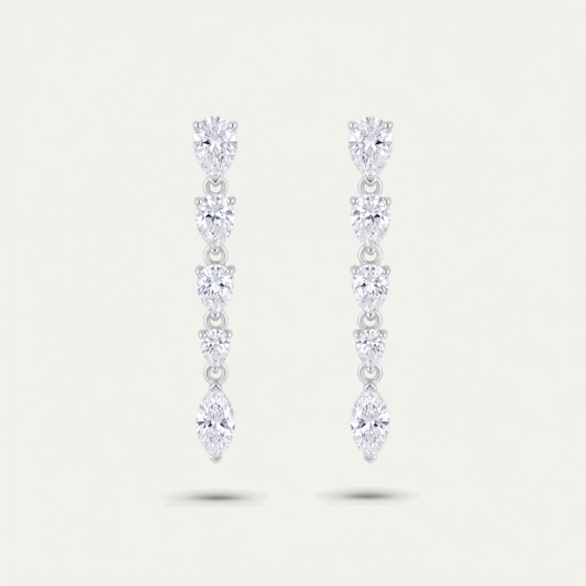 Diamond Drop Earrings